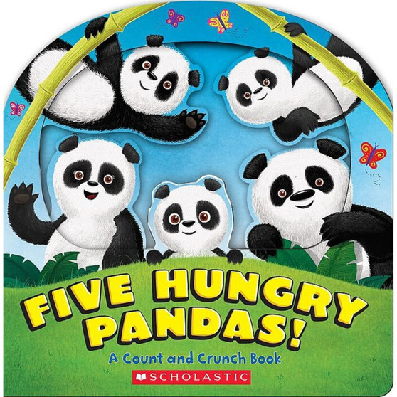 Five Hungry Pandas!: A Count and Crunch Book - ISBN 9780545531832