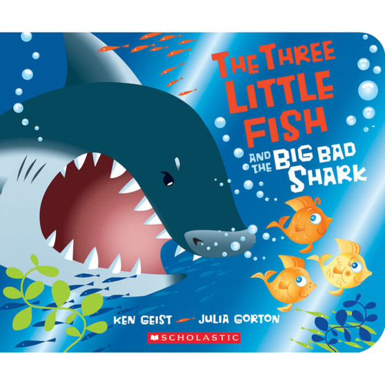 The Three Little Fish and the Big Bad Shark: A Board Book - ISBN 9780545944830