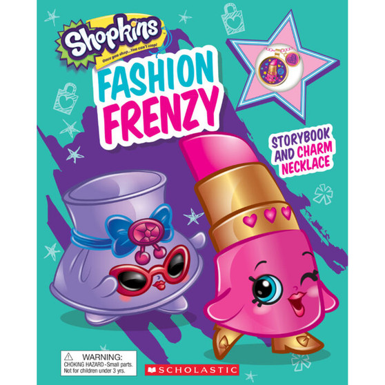 Fashion Frenzy (Shopkins: Storybook with Charm Necklace) - ISBN 9781338208863