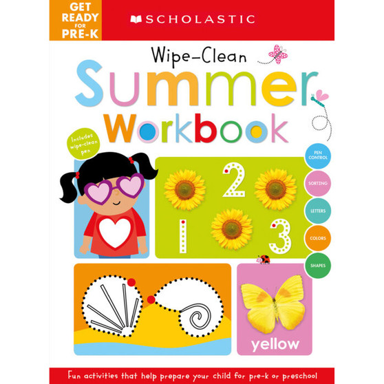 Get Ready for Pre-K Summer Workbook: Scholastic Early Learners (Wipe-Clean Workbook) - ISBN 9781338662283