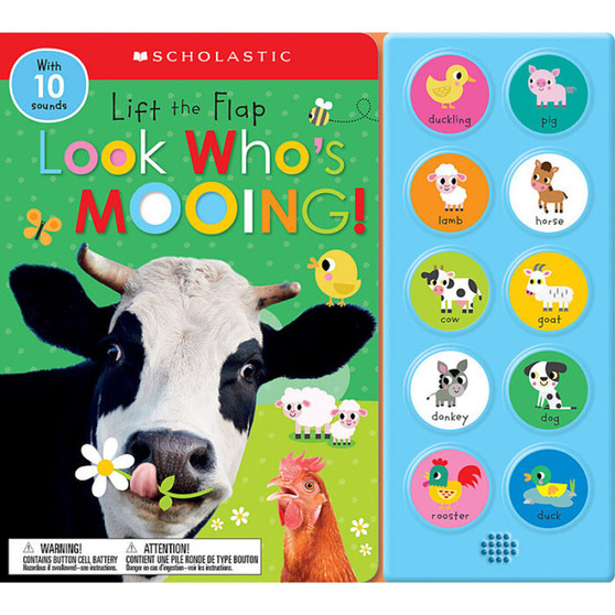 Look Who's Mooing!: Scholastic Early Learners (Sound Book) - ISBN 9781338743661