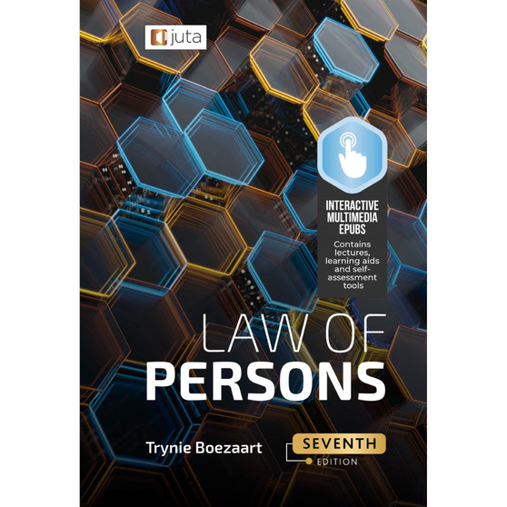 Law of Persons (7th edition) - ISBN 9781485137368