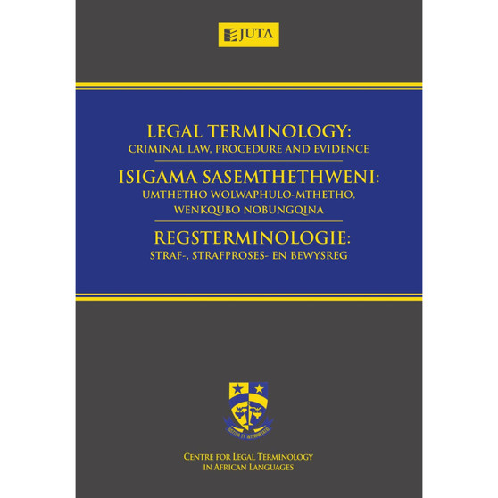 Legal Terminology: Criminal Law, Procedure and Evidence - ISBN 9781485128304
