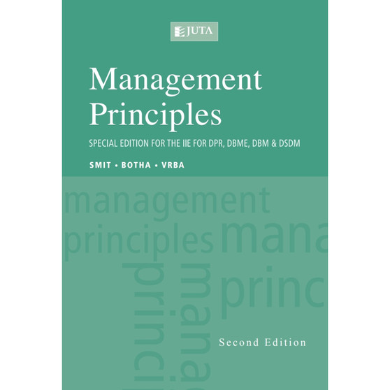 DIGITAL - Management Principles IIE Special edition (2nd edition) (WebPDF) - ISBN 9781485125921