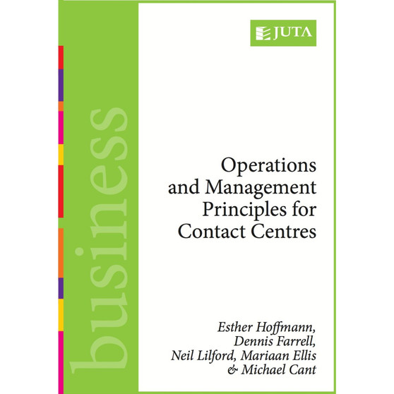DIGITAL - Operations & Man Prin for Contact Centres (WebPDF) - ISBN 9780702196553