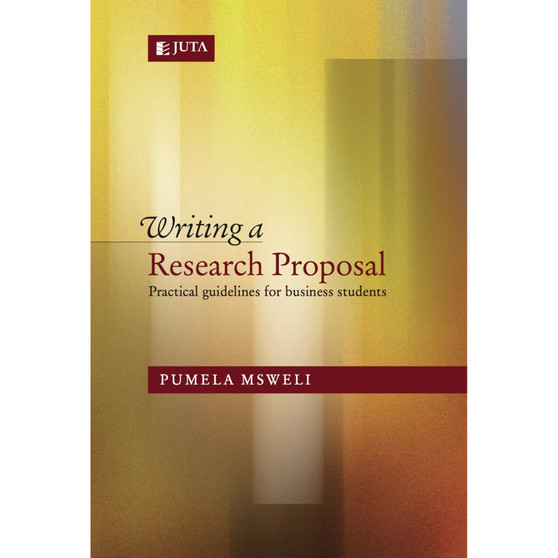 DIGITAL - Writing a Research Proposal (ePub) - ISBN 9781485161813