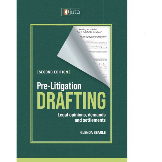DIGITAL - Pre-litigation Drafting (2nd edition) (ePub) - ISBN 9781485152392