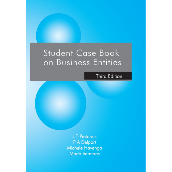 DIGITAL - Student Casebook on Business Entities (3rd edition) (eBook) - ISBN 9781485107019