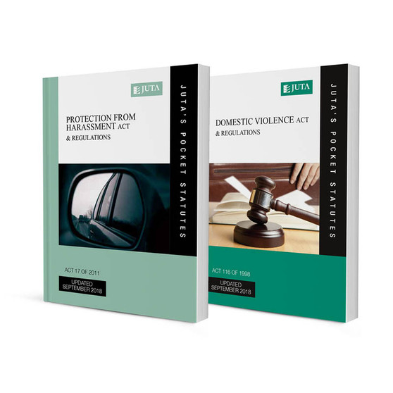 Protection from Harassment Act 17 of 2011 & Regulations AND Domestic Violence Act 116 of 1998 & Regulations (Combo) - ISBN 9781485101833