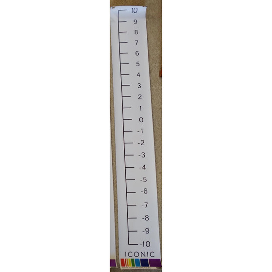 Iconic Vertical Number Line -10 to 10 - ISBN 9781928360155