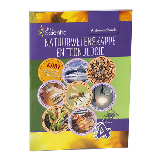 Doc Scientia Graad 4 Natuurwetenskappe en Tegnologie Antwoordboek - ISBN 9781928364733