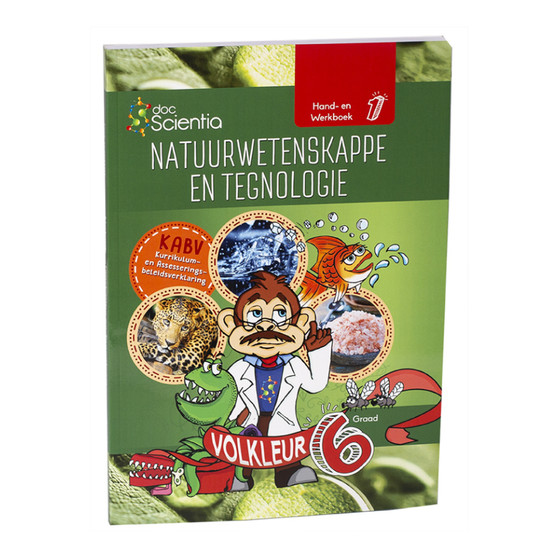 Doc Scientia Graad 6 Natuurwetenskappe en Tegnologie Hand- en Werkboek Boek 1 (Volkleur) - ISBN 9781928504542