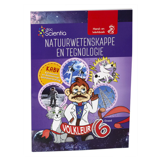Doc Scientia Graad 6 Natuurwetenskappe en Tegnologie Hand- en Werkboek Boek 2 (Volkleur) - ISBN 9780639501772