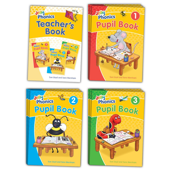 Jolly Phonics Class Set: In Precursive Letters (British English edition) - ISBN 9781844148653