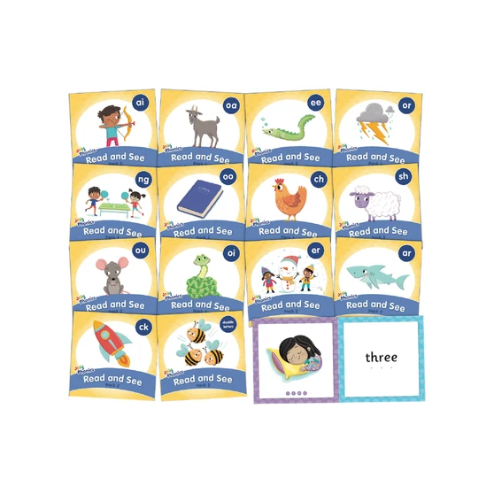Jolly Phonics Read and See, Pack 2: In Precursive Letters (British English edition) - ISBN 9781844142453