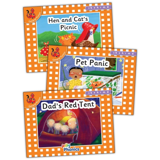 Jolly Phonics Orange Level Readers Set 2: In Precursive Letters (British English edition) - ISBN 9781844145751