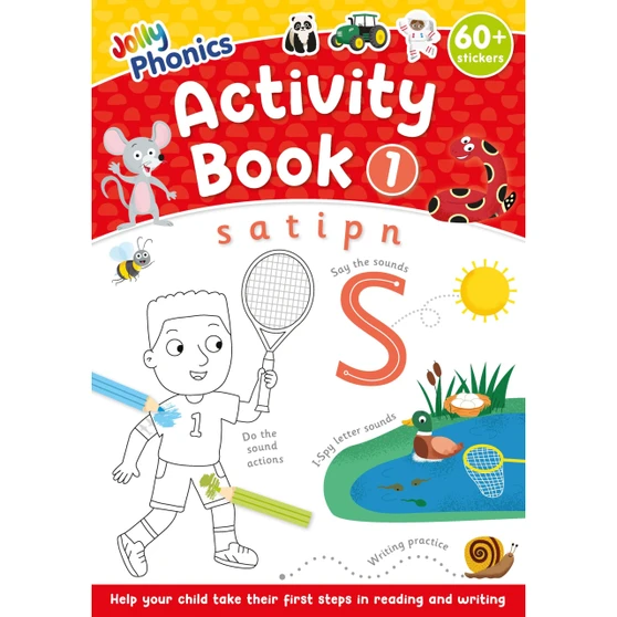 Jolly Phonics Activity Book 1: In Precursive Letters (British English edition) - ISBN 9781835823651