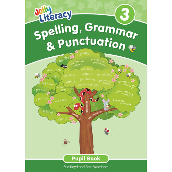 Jolly Literacy: Spelling, Grammar & Punctuation Pupil Book 3: In Precursive Letters (British English edition) - ISBN 9781835822883