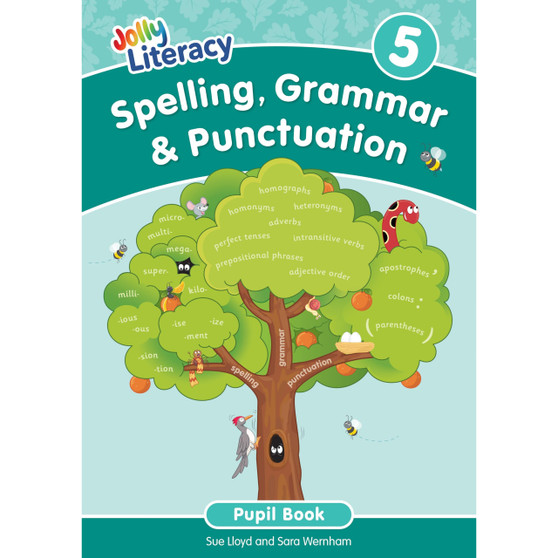 Jolly Literacy: Spelling, Grammar & Punctuation Pupil Book 5: In Precursive Letters (British English edition) - ISBN 9781835821930