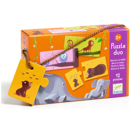 Djeco Mom and Baby - Duo Puzzle - EAN 3070900081574
