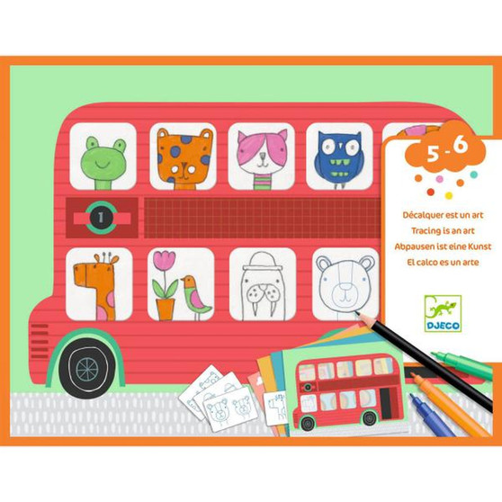 Djeco Tracing Is an Art - Drawing Activity - EAN 3070900092891