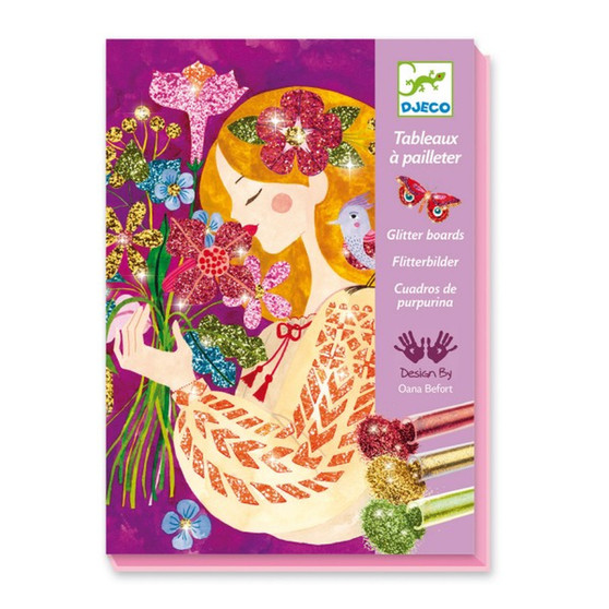 Djeco The Scent of Flowers - Glitter Art - EAN 3070900095083