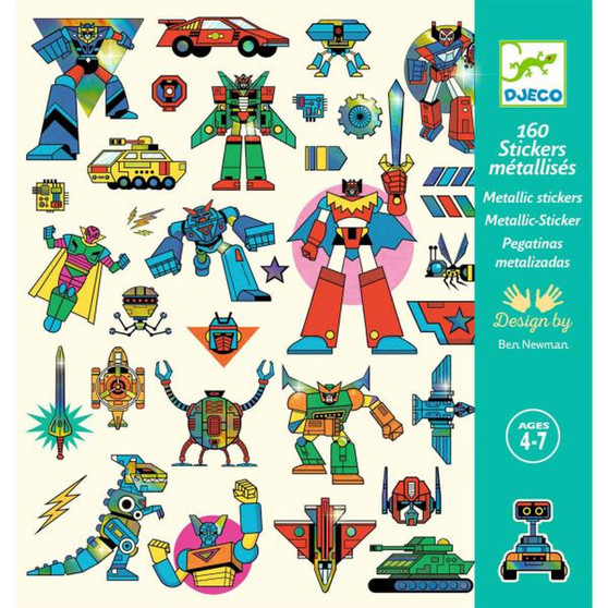 Djeco Robots (metallic) - EAN 3070900092761