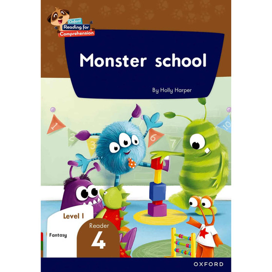 Oxford Reading for Comprehension Home Language Grade 1 Level 1 Reader 4: Monster School - ISBN 9780190792947
