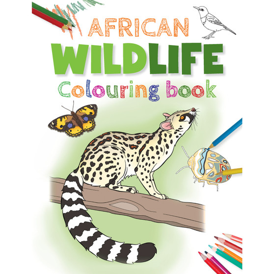 African Wildlife Colouring Book - ISBN 9781775847694
