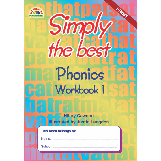 Simply the Best Phonics Workbook 1 (Print Script) - ISBN 9781920008857
