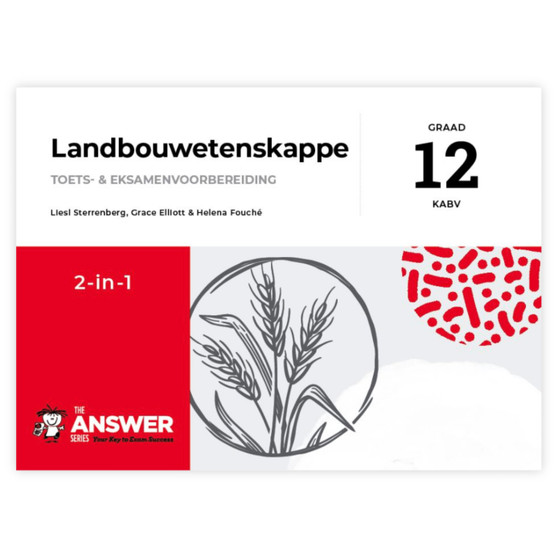 The Answer Series Graad 12 Landbouwetenskappe 2-in-1 KABV Studiegids - ISBN 9781928404392