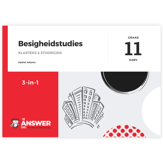 The Answer Series Graad 11 Besigheidstudies 3-in-1 KABV Studiegids - ISBN 9781920558383