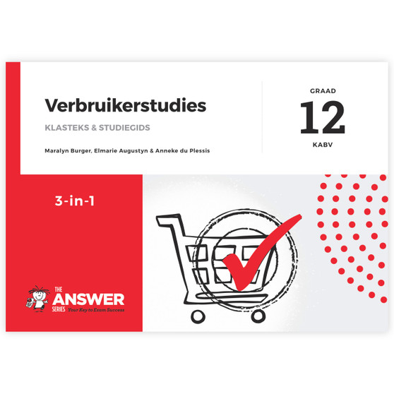 The Answer Series Graad 12 Verbruikerstudies 3-in-1 KABV Studiegids - ISBN 9781920568795