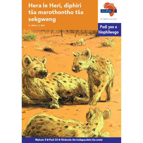 Via Afrika Sepedi Home Language Intermediate Phase Graded Reader 23: Hera le Heri, diphiri tša marothontho tša sekgweng - ISBN 9781415439401