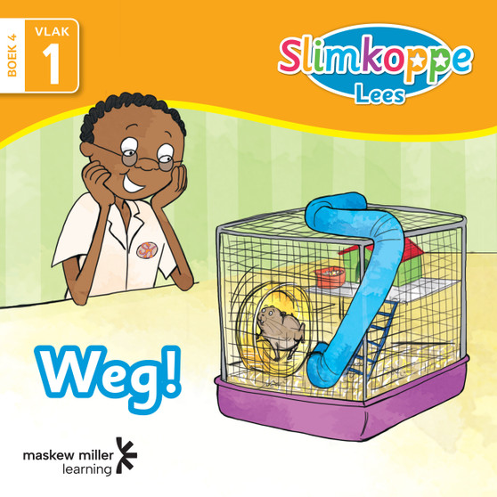 DIGITAL - Slimkoppe Lees! Vlak 1 Boek 4: Weg! ePDF (perpetual licence) - ISBN 9781775951681