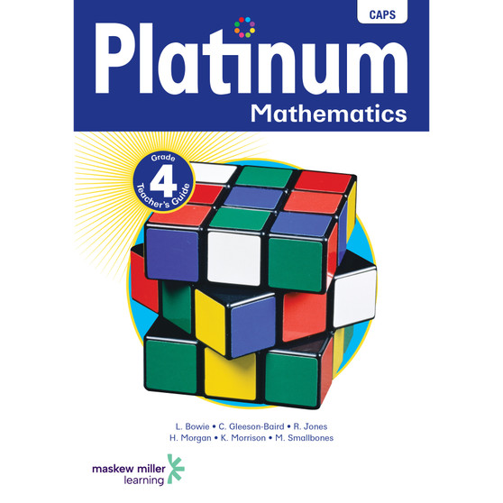 DIGITAL - Platinum Mathematics Grade 4 Teacher's Guide ePDF (1-year licence) - ISBN 9780636197091