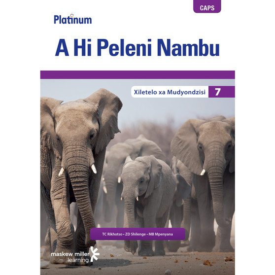 DIGITAL - Platinum A Hi Peleni Nambu (Xitsonga HL) Grade 7 Teacher's Guide ePDF (1-year licence) - ISBN 9780636208667