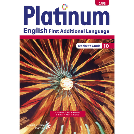 DIGITAL - Platinum English First Additional Language Grade 10 Teacher's Guide ePDF (1-year licence) - ISBN 9780636178700