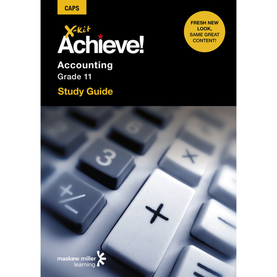 DIGITAL - X-Kit Achieve! Accounting Grade 11 Study Guide ePDF (1-year licence) - ISBN 9781775957829