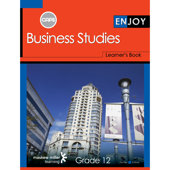 DIGITAL - Enjoy Business Studies Grade 12 Learner's Book ePDF (1-year licence) - ISBN 9780796253743