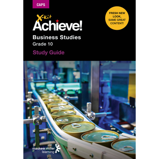 DIGITAL - X-Kit Achieve! Business Studies Grade 10 Study Guide ePDF (perpetual licence) - ISBN 9781776101382