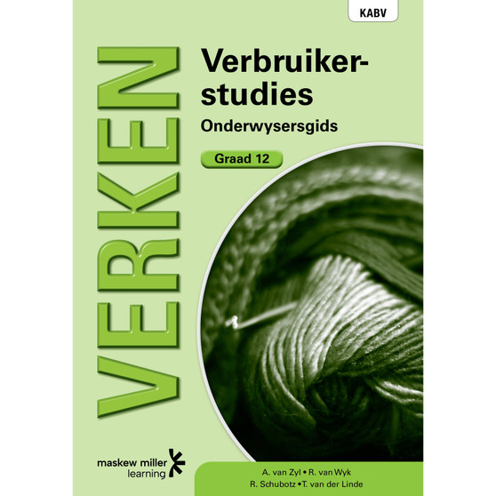 DIGITAL - Verken Verbruikerstudies Graad 12 Onderwysersgids Epdf (1-Year Licence) - ISBN 9780636173828
