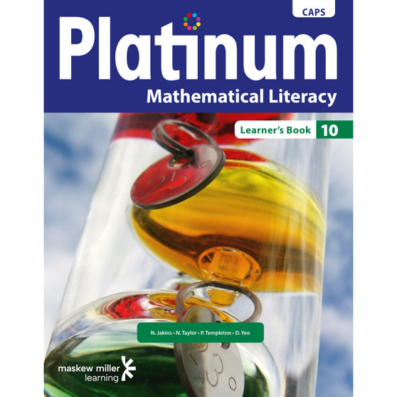 DIGITAL - Platinum Mathematical Literacy Grade 10 Learner's Book ePDF (1-year licence) - ISBN 9780636170513