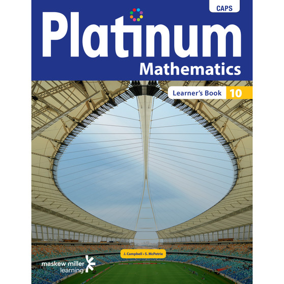 DIGITAL - Platinum Mathematics Grade 10 Learner's Book ePDF (1-year licence) - ISBN 9780636170544