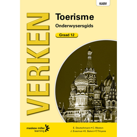 DIGITAL - Verken Toerisme Graad 12 Onderwysersgids Epdf (1-Year Licence) - ISBN 9780636174597