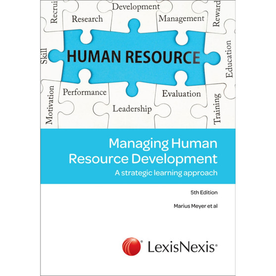 Managing Human Resource Development: A Strategic Learning Approach (5th edition) - ISBN 9780409125689