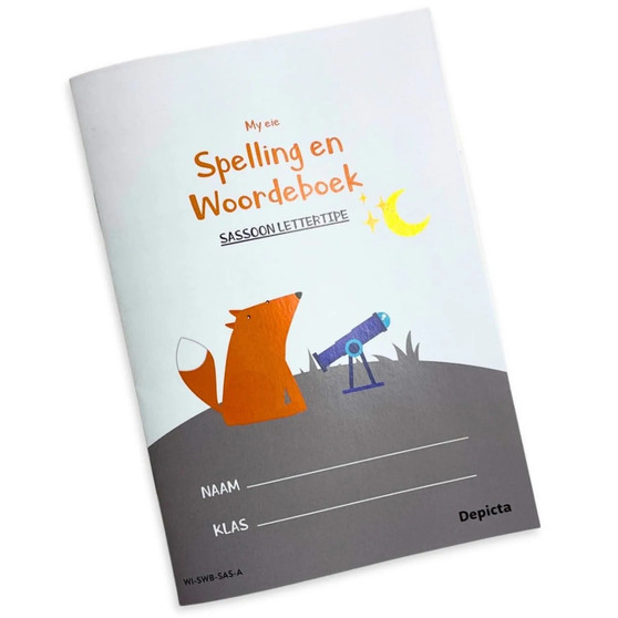 My eie Spelling en Woordeboek — Sassoon Lettertipe — Afrikaans Huistaal - ISBN 9781776418794