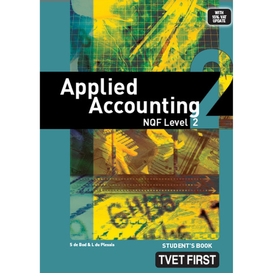 TVET First Applied Accounting NQF Level 2 Student's Book - ISBN 9780853205036