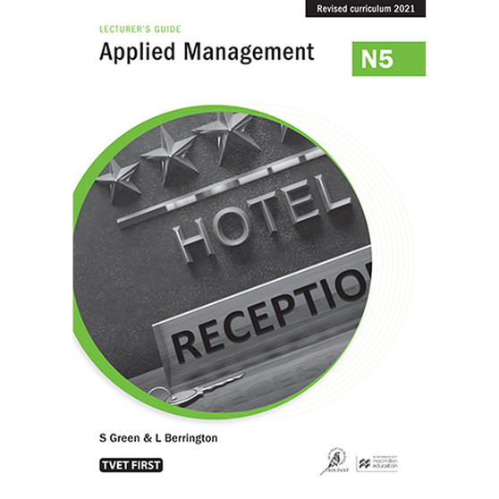 TVET First Applied Management N5 Lecturer's Guide - ISBN 9781430808886