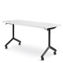 TIPPER Training Table with 32mm Melamine Folding Top and Lockable Castors  TIPPER Training Table with 32mm Melamine Folding Top and Lockable Castors